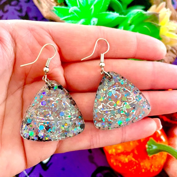 Planet Dangle Earrings - Picture 5 of 5